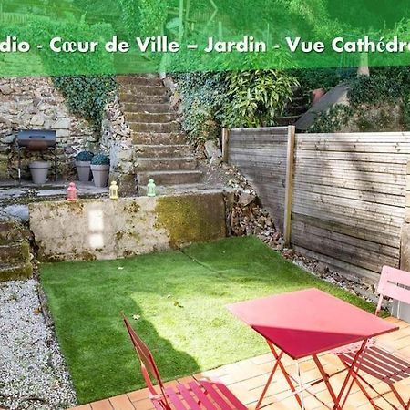 Oo Le Jardin Oo Paisible Studio Equipe Et Bien Place Κεμπέρ Εξωτερικό φωτογραφία